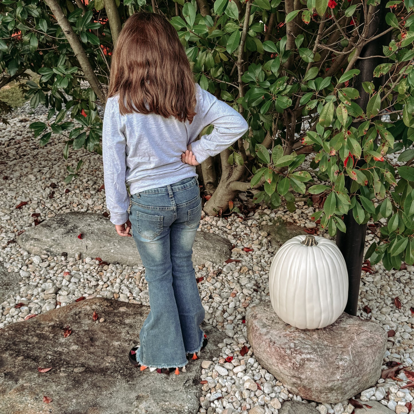 Cozy Vibes Jean Bell Denim Set