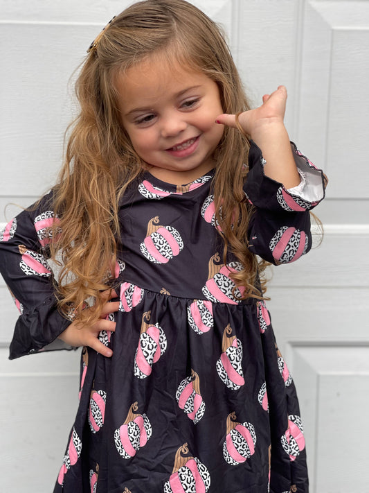 Cheetah Pumpkin Dress