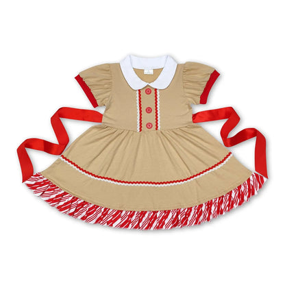 Gingerbread Bow Dress