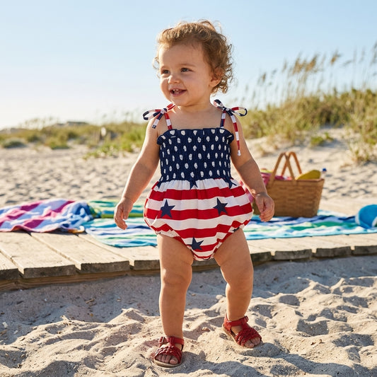 Star Spangled Romper