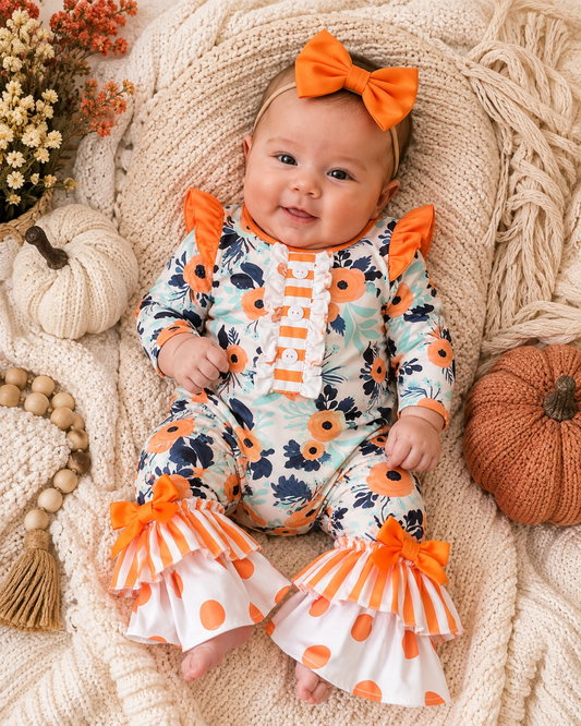 Autumn Leaves Romper