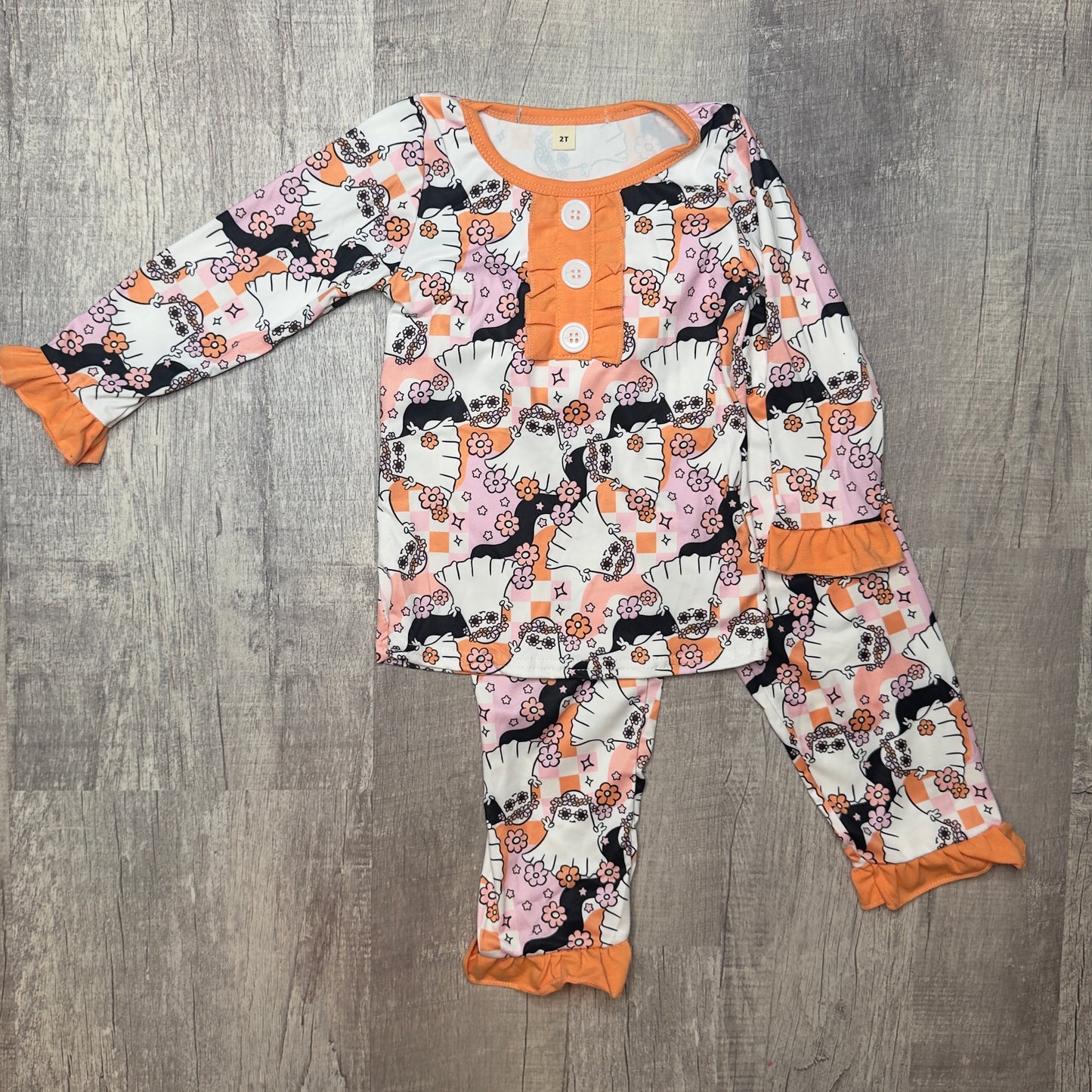 Groovy Ghost Girl Pajamas Set