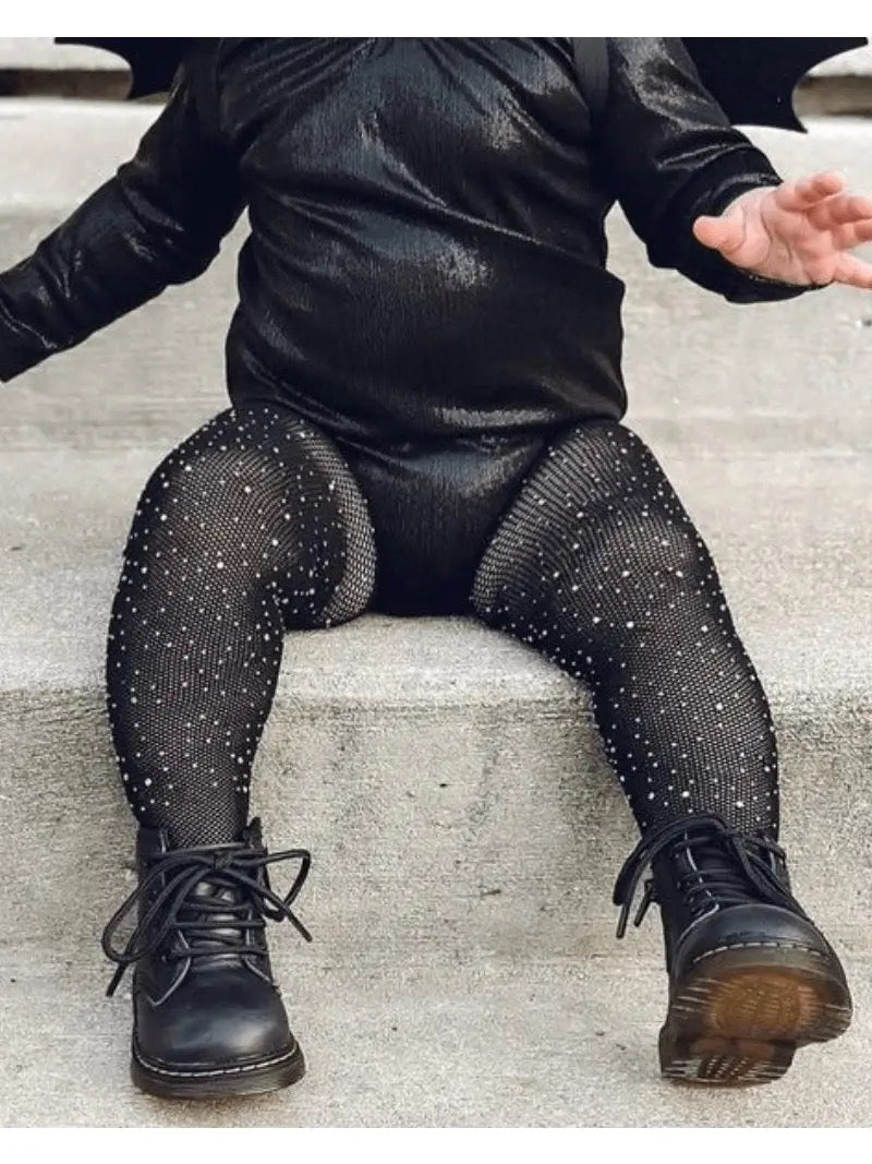 Rhinestone Bling Tights