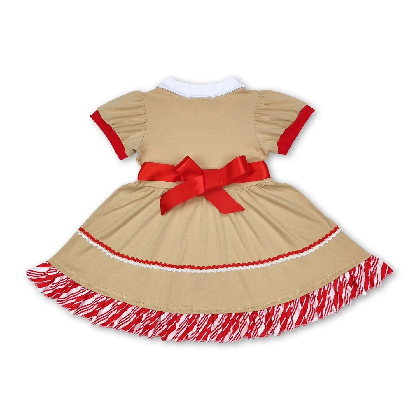 Gingerbread Bow Dress