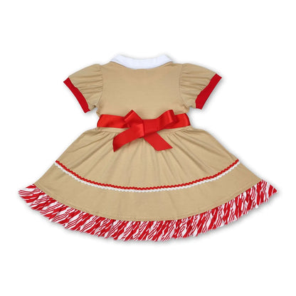 Gingerbread Bow Dress