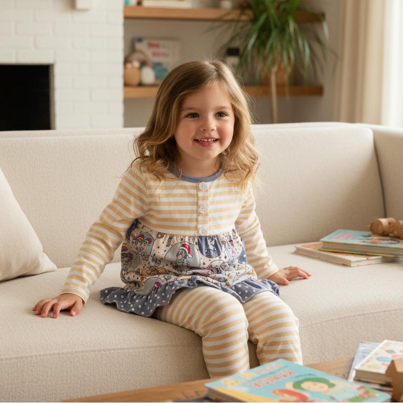 Striped Character Christmas Set