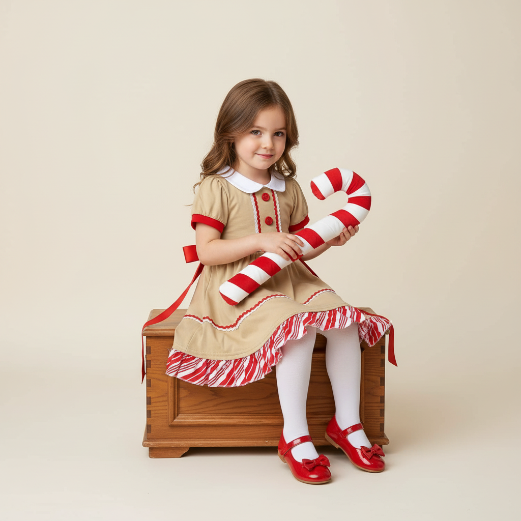 Gingerbread Bow Dress