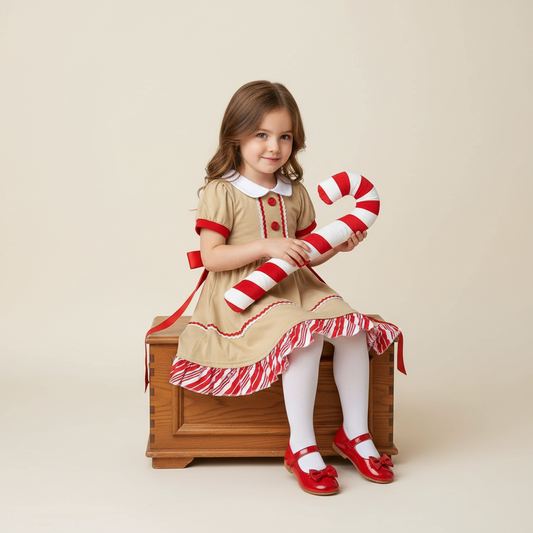 Gingerbread Bow Dress