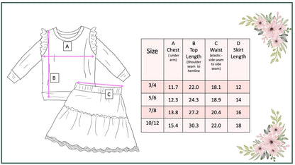 Girls White & Hot Pink Coquette Bow and Tulle Skirt Set