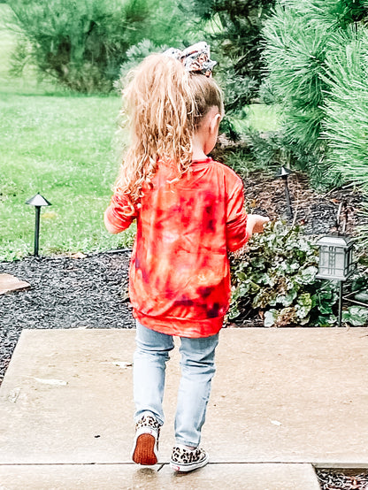 Tie Dye Pumpkin Long Sleeve