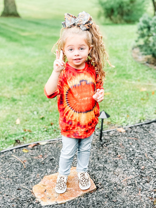 Tie Dye Pumpkin Long Sleeve