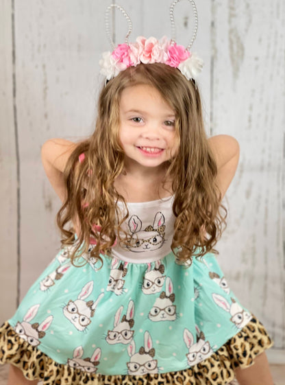 Bunny Geek Mint Dress