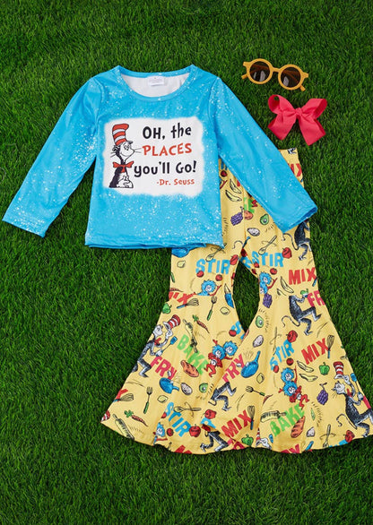 Oh the Places You’ll Go Bell Bottom Set