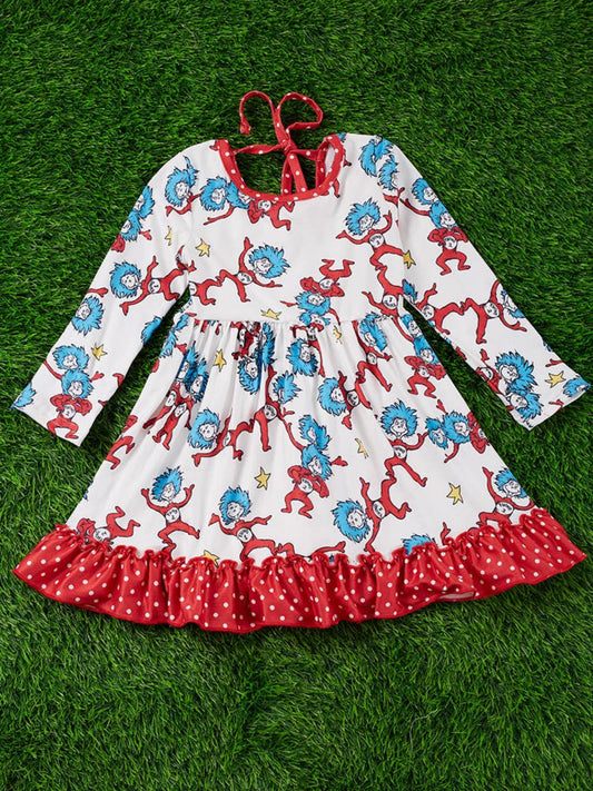 Cat Polka Dot Dress