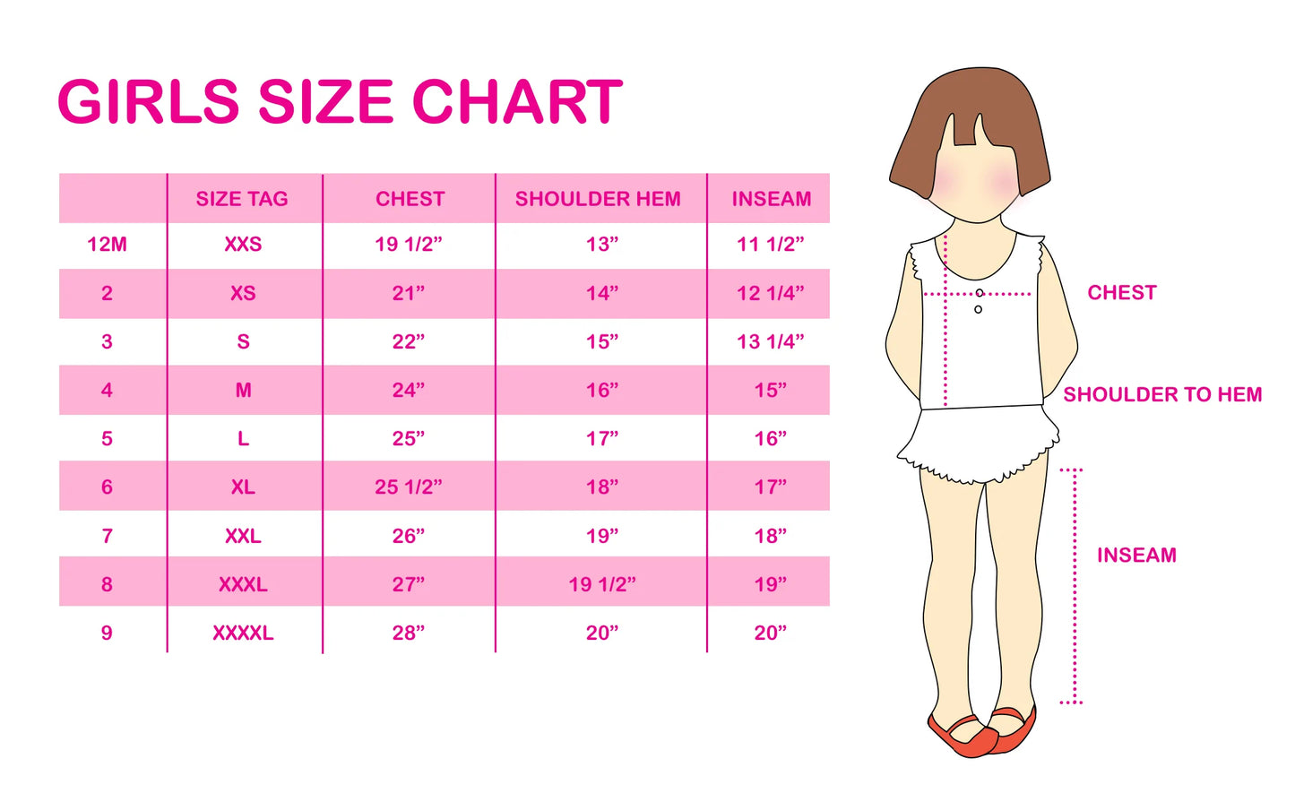 Pink Multi-Character “Cat” PJS
