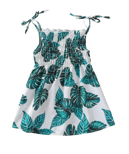 Palm Leaves Sun Dress