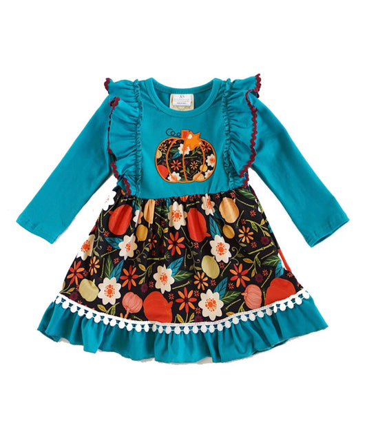 Teal Pumpkin Dress