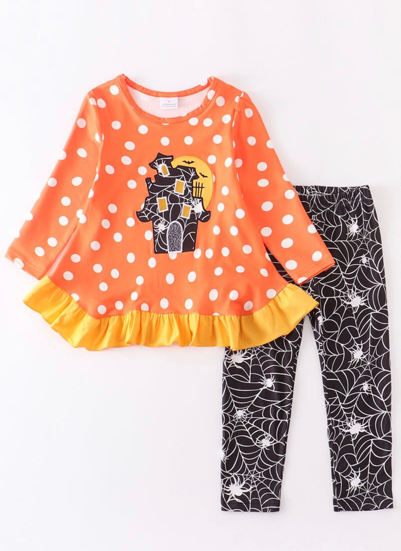 Haunted House Ruffle Pants Set