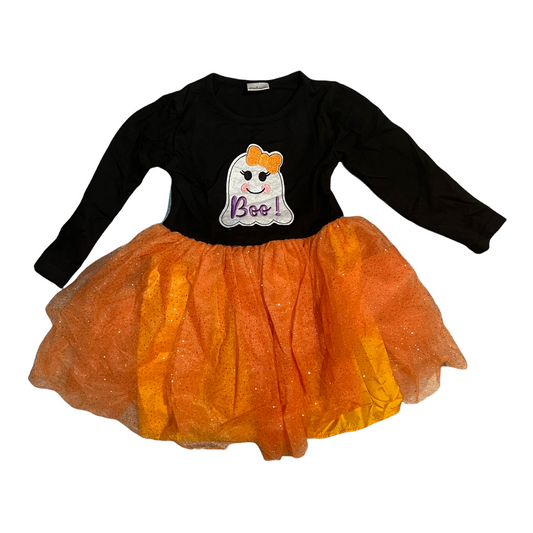 Boo Applique Tutu Dress