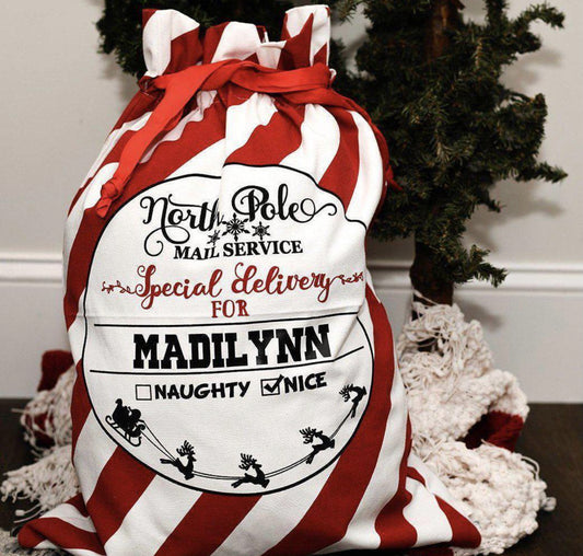 Personalized Santa Sacks